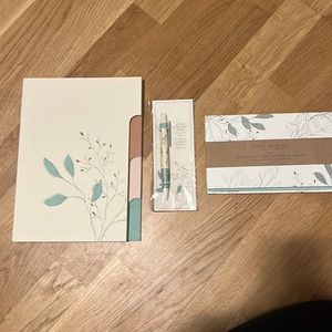Notebook, Pen & Sticky Tab set